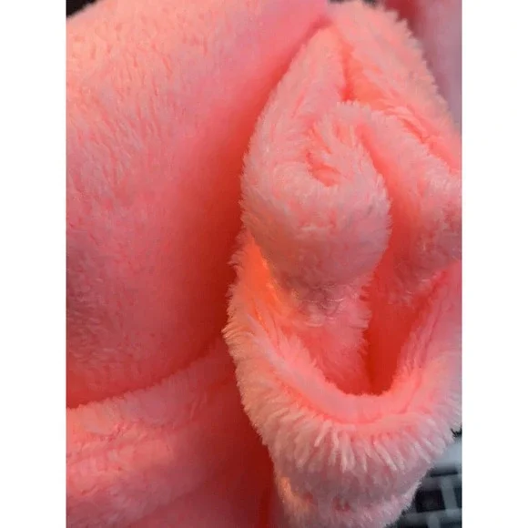 NEW JUSTICE Girls Pajama Set 2-Pc Small 7/8 Velvet Fleece PJs PINK Loungewear - Picture 6 of 12